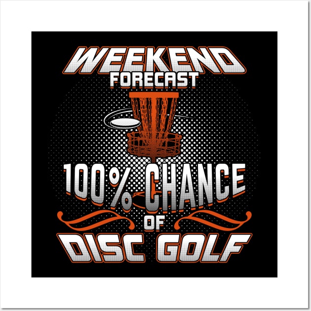 Disc Golf Player Gift Wall Art by Dolde08